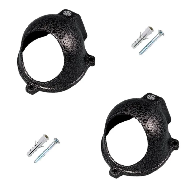 Kit Com 2 Case Grade De Proteção Para Câmera Dome Cor Cinza