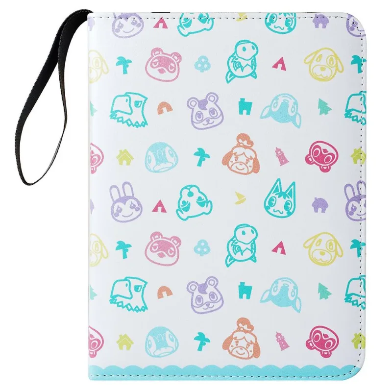 Fichário De Cartas Colecionáveis Yowxeedi Leatherette 4 Pocket White