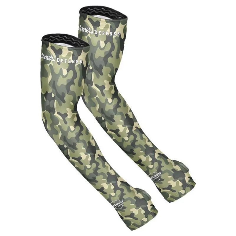 Mangas De Proteção Farmers Defense Brush Camo Green L/xl