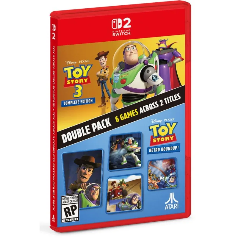 PRÉ VENDA - Toy Story Retro Roundup! + Toy Story 3 Complete Edition Double Pack Switch 2 Midia Fisica