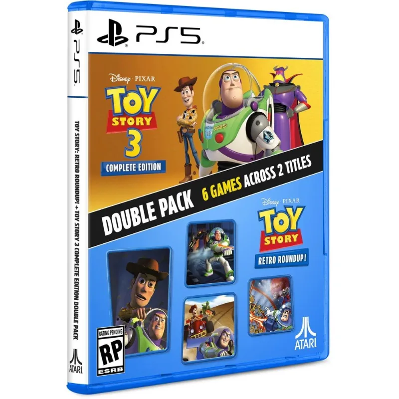 PRÉ VENDA - Toy Story Retro Roundup! + Toy Story 3 Complete Edition Double Pack PS5 Midia Fisica