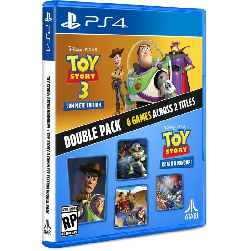 PRÉ VENDA - Toy Story Retro Roundup! + Toy Story 3 Complete Edition Double Pack PS4 Midia Fisica