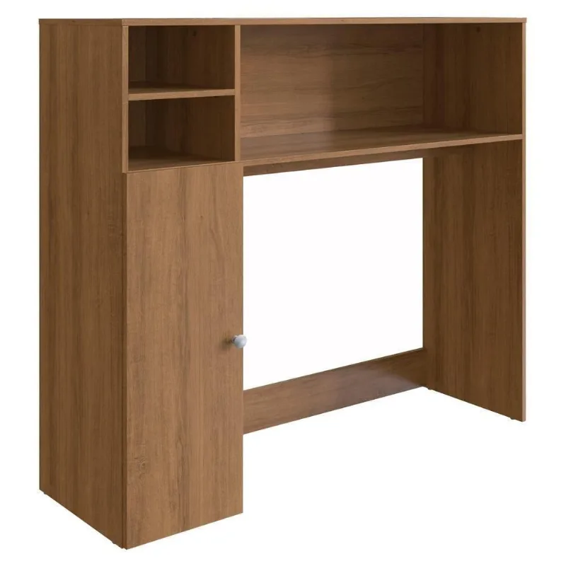 Armário Multiuso Lateral B52 1 Porta 5 Prateleiras MDF-MDP Mel Nova Mobile
