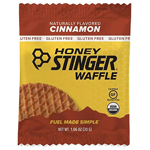 Honey Stinger 1 Oz Organic Gf Cinnamon Waffle Pack Of 16 - HONEY STINGER