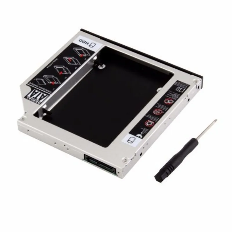 Adaptador Dvd P/ Hd, Ssd Notebook 12,7mm Sata