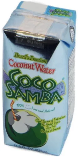 Coco Samba Brazil S Premium Coconut Water 11.2 Fl. Oz. Pack Of 01 | Água De Coco 333ml - COCO SAMBA - Mercearia