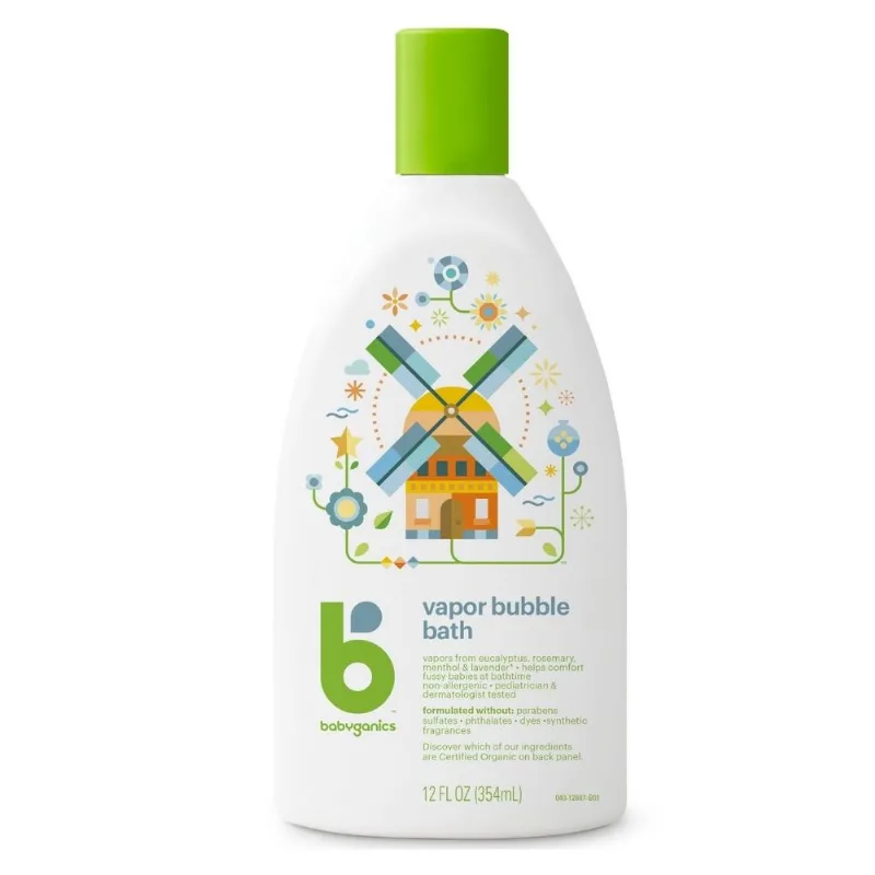 Vapor De Banho Babyganics Natural.