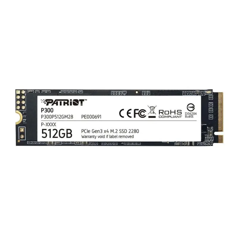 Ssd Patriot P300 Nvme M.2 512gb - P300p512gm28