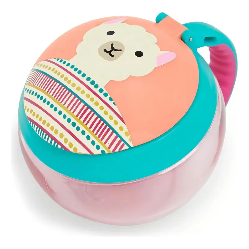 Porta Snack Zoo Lhama/ Pote de Biscoito Skip Hop