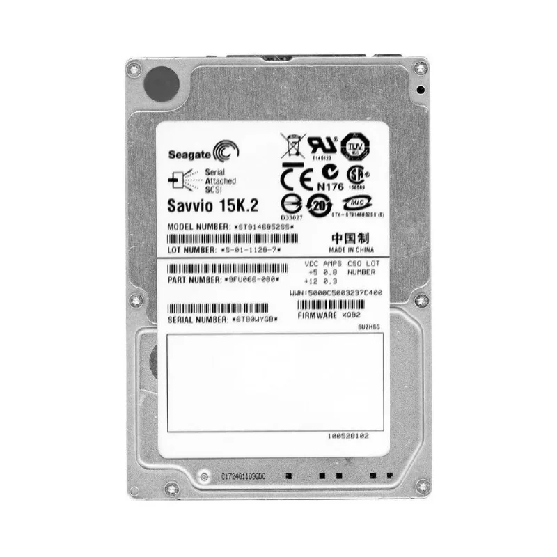 Hd Sas Seagate 146gb 2.5 St9146852ss 9fu066-165 Rec