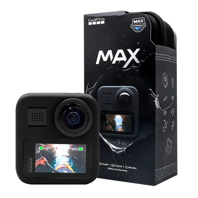 Câmera Gopro Max 360 Graus À Prova D'água 16mp 5.6k