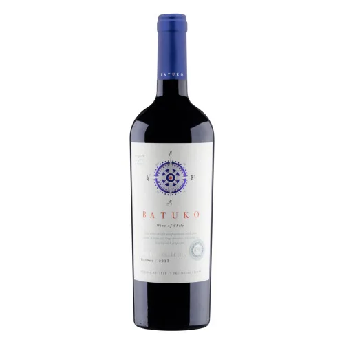 VINHO CHILENO TINTO SECO RESERVE COLLECTION BATUKO MALBEC VALLE DE CURIC GARRAFA 750ML - BATUKO