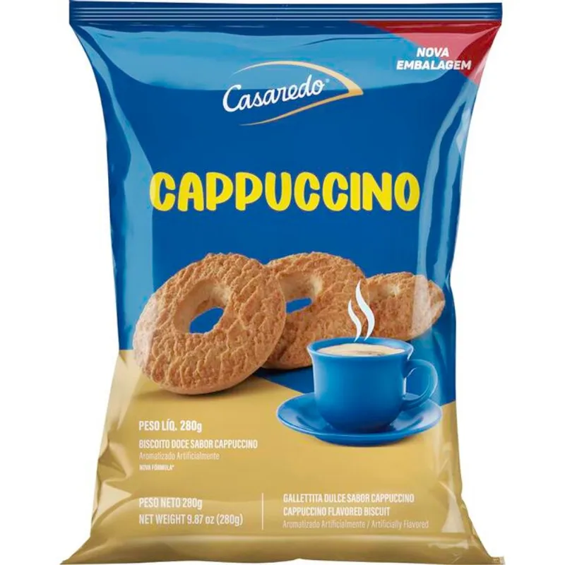 Biscoito Rosquinha Casaredo Cappuccino 280g