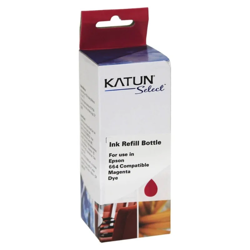 Refil De Tinta Katun Para Epson T664320 Magenta 100ml (MP)