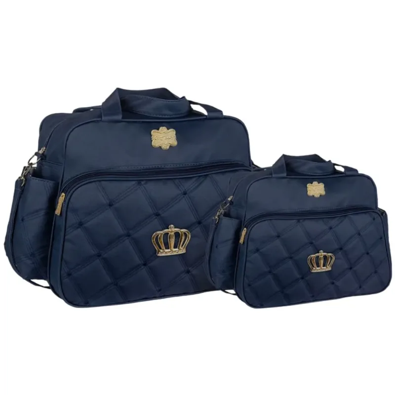 Kit Bolsas Maternidade Griff Baby 3013/3014 Azul Marinho