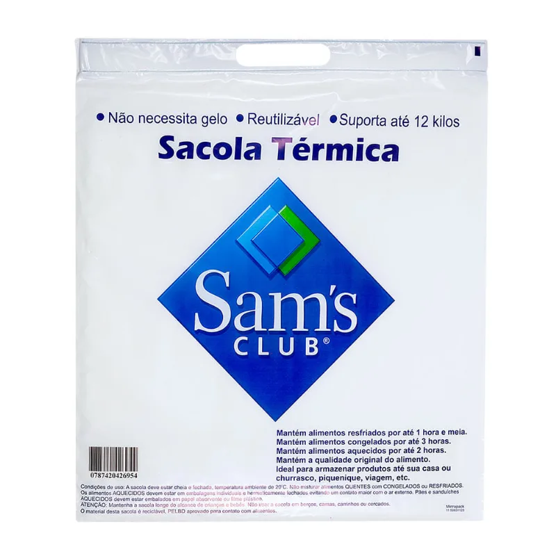 Sacola Térmica Member's Mark Pacote com 1 Unidade 10kg