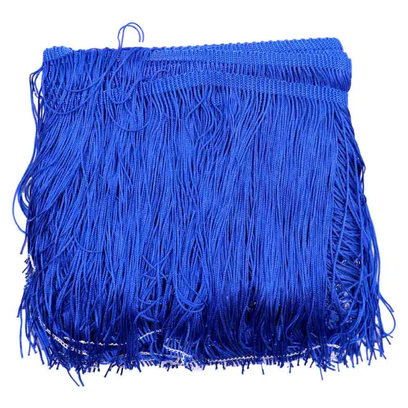 Franja de Fios 20CM em Poliester com 09 Metros 140 - Azul