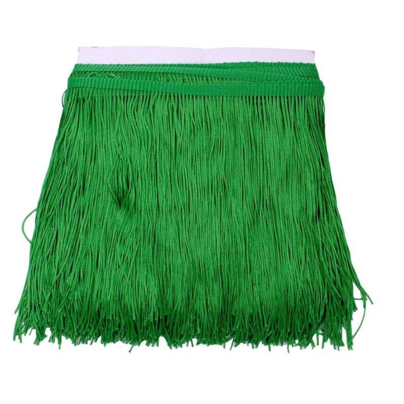Franja de Fios 20CM em Poliester com 09 Metros 469 - Verde Bandeira