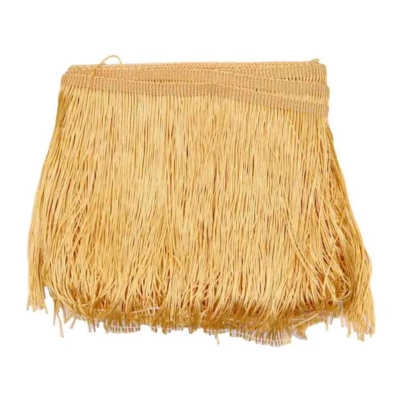 Franja de Fios 20CM em Poliester com 09 Metros 527 - Dourado