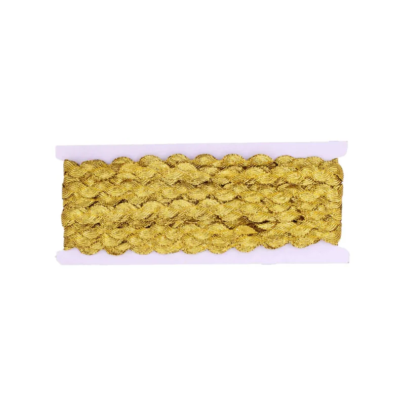 Sianinha 08Mm Em Poliester Com 10 Metros 073 - Dourado