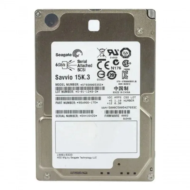 Disco Rígido Interno Seagate Savvio 15k.3 St9300653ss 300gb