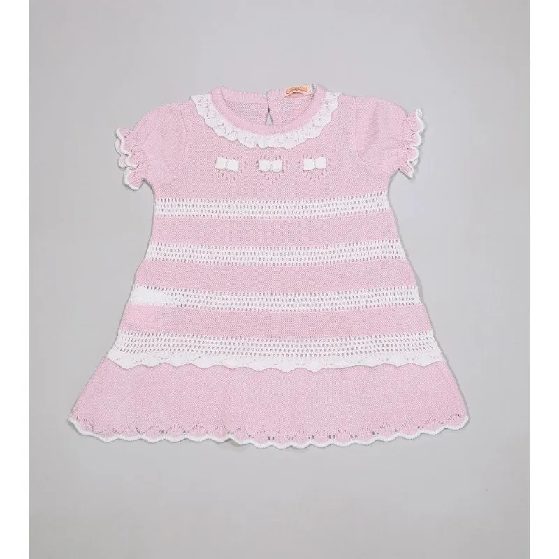 Vestido Laço - 903996AB Rosa - G