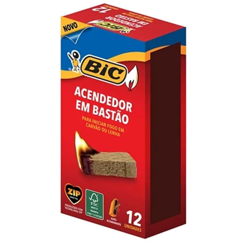 Acendedor Bic P/churrasqueira Bastao C/12 - BIC