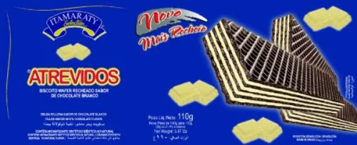 Wafer Arevidos Chocolate Branco R - ITAMARATY - Mercearia