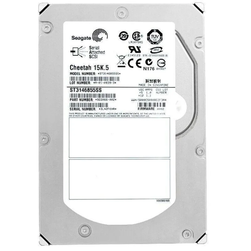 Hd Sas Seagate 146gb 15k.5 3.5 St3146855ss