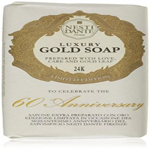 Nesti Dante | Limited Edition 60th Anniversary Luxury Gold Leaf Soap By Nesti Dante - NESTI DANTE - Higiene E Beleza