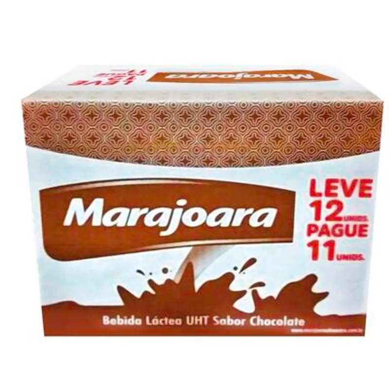 Bebida Láctea Marajoara Chocolate 12x1L