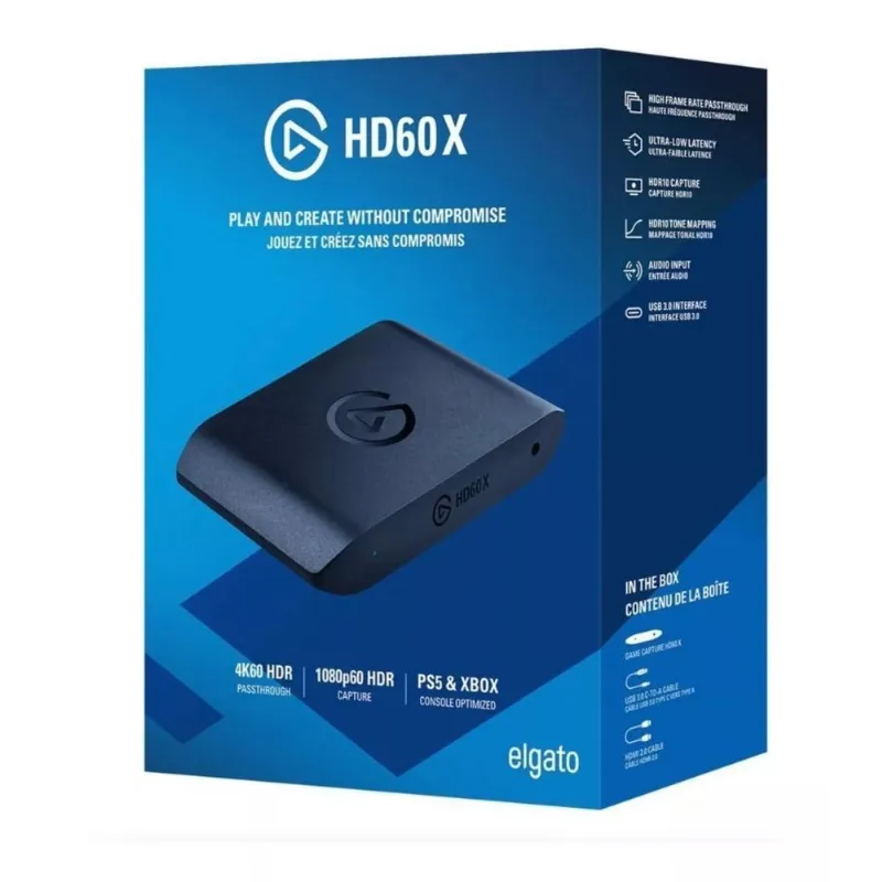 Placa De Captura Elgato Hd60 X 4k Hdr10 - Consoles, Pc, Mac
