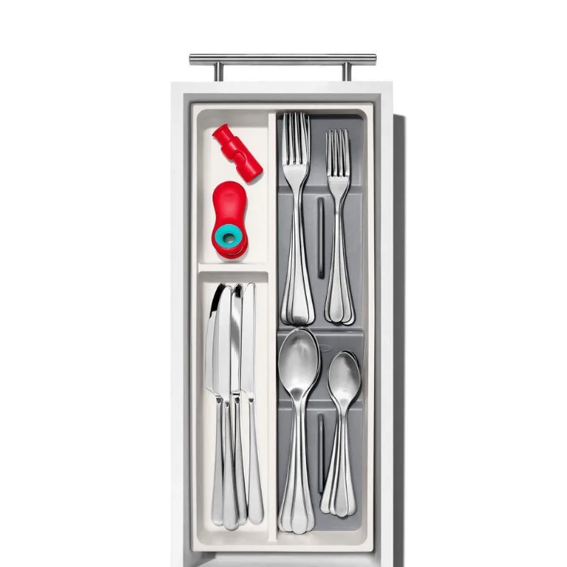 Org. Talheres Gaveta 3 Comp. 6x41x14cm Oxo