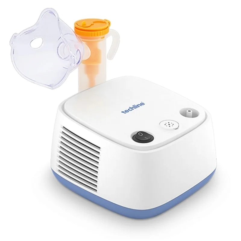 Inalador de Ar Techline NB-03 Branco Bivolt Nebulizador de Ar Techline NB-03 Branco Bivolt