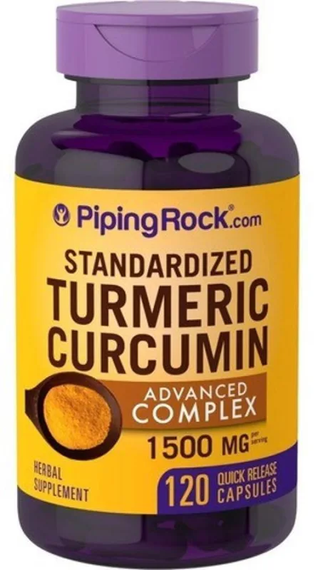 Turmeric Curcuma 750mg Pimenta Preta E Vit C Bioperine 120 - Não Informado - Mercearia