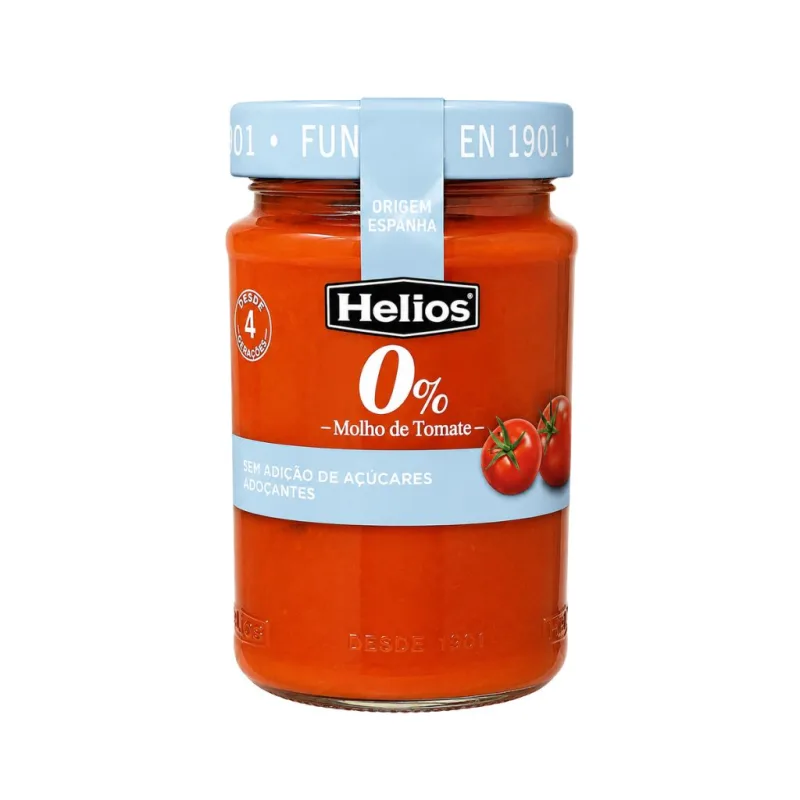 Molho Pronto Helios Tomate 380g - HELIOS - Importados