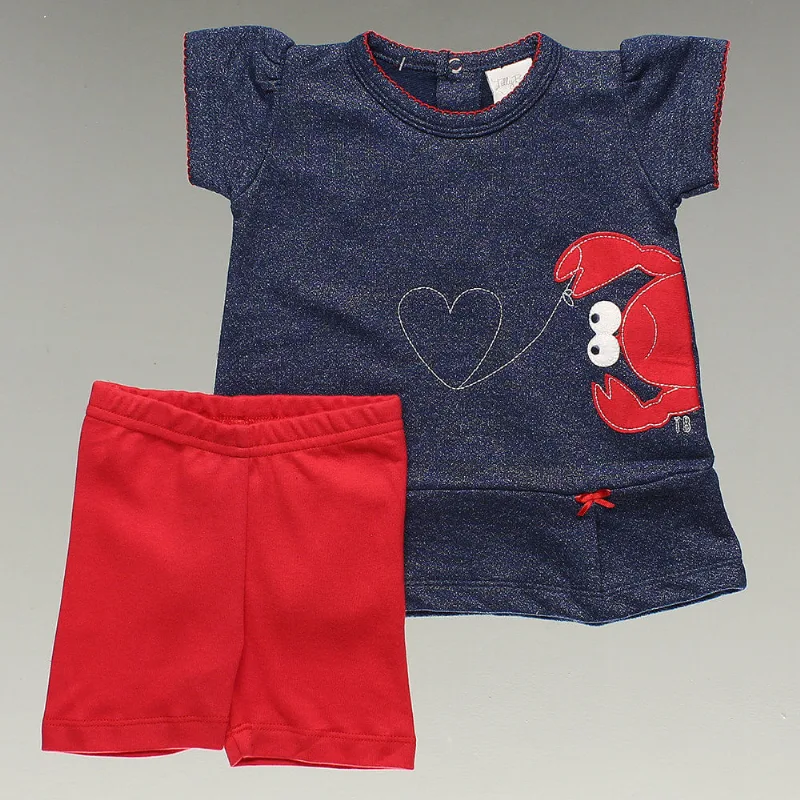 Conjunto Baby Caranguejo Vermelho - 1