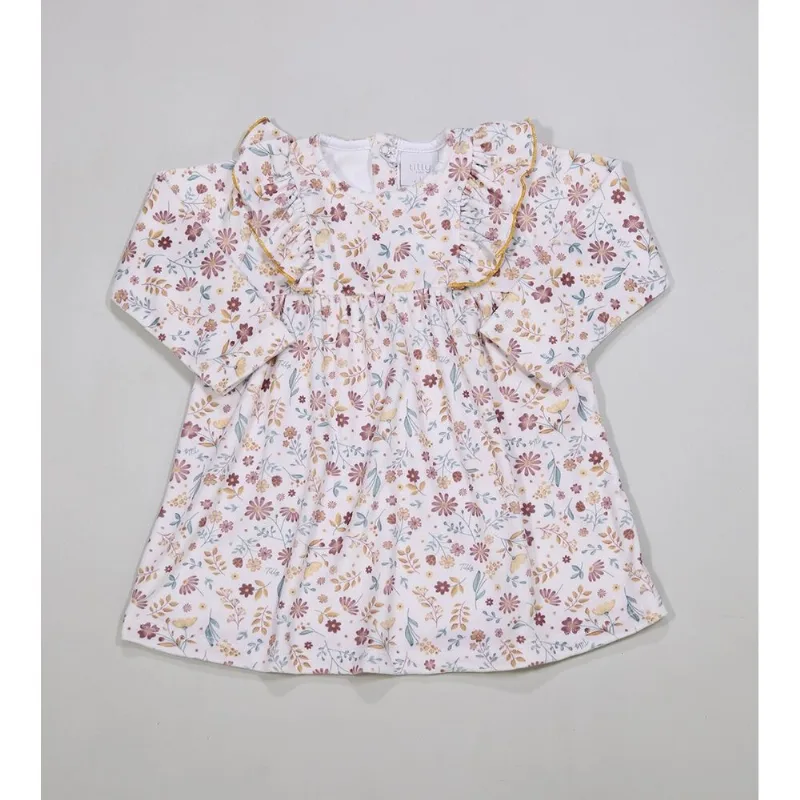 Vestido Plush Floral - 252421 Bege - 2