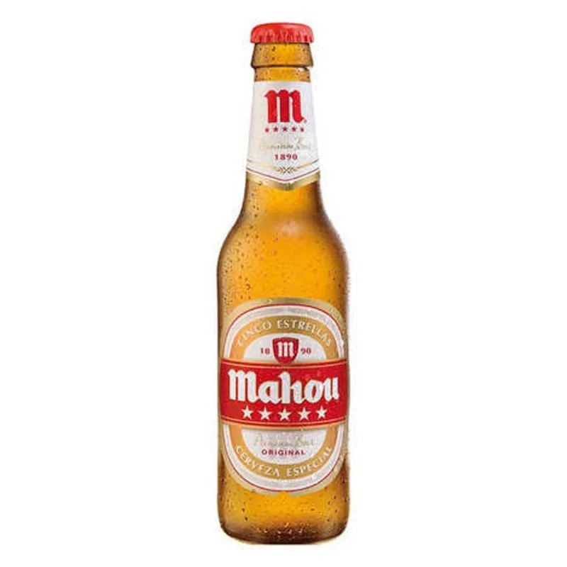 Cerveja Mahou 5 Estrellas Long Neck 330ml