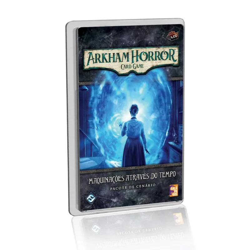 Jogo de Cartas e Baralho Arkham Horror 78 cartas Galápagos Maquinações Através do Tempo Arkham Horror Card Game Maquinações Através do Tempo - Expansão de Cenário