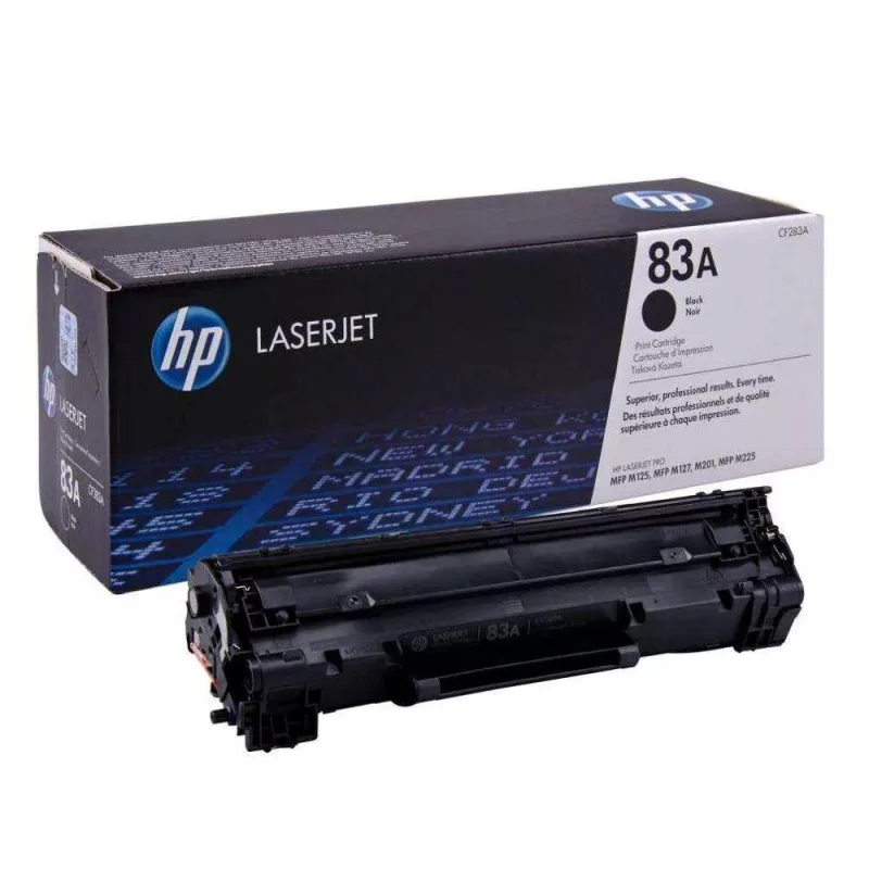 Cartucho De Toner Original Hp 83a Black Cf283a - Não Informado