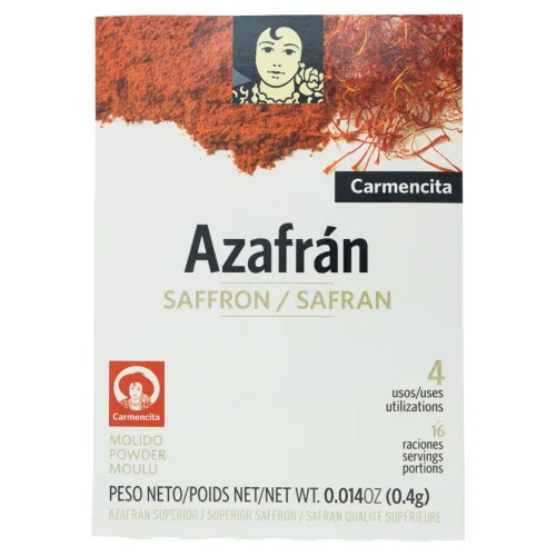 Açafrão Em Pó Carmencita 0,4g - CARMENCITA
