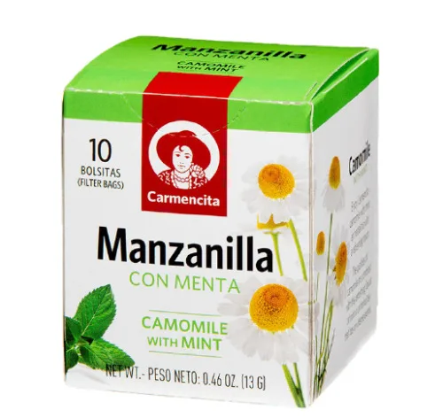 Cha Esp Carmencita Camomila E Hortela 13g - CARMENCITA
