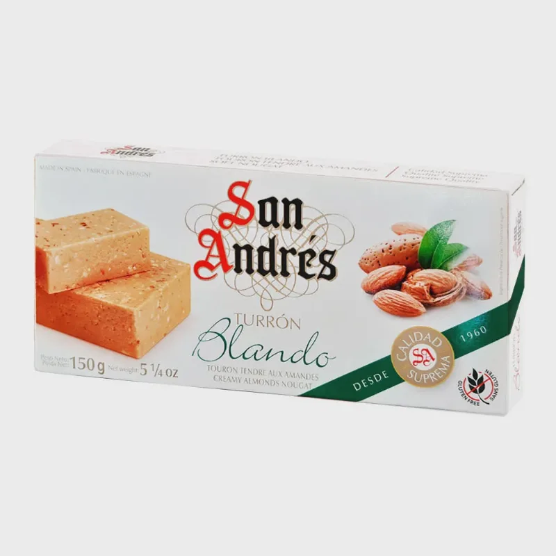 Torrone Macio de Amêndoas San Andrés 150g