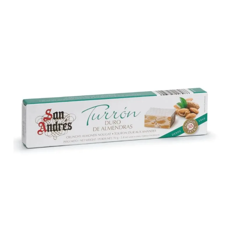 Torrone de Amêndoas San Andrés 70g