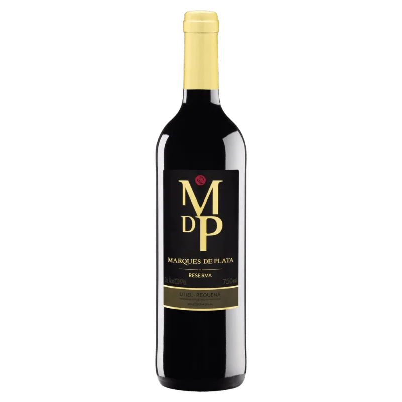 Vinho Espanhol Tinto Seco Reserva Marques de Plata Utiel-Requena Garrafa 750ml