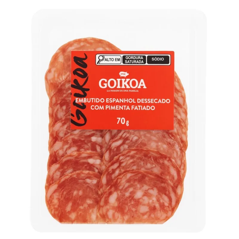 Salame Espanhol Goikoa 70g - GOIKOA - Frios E Laticinios