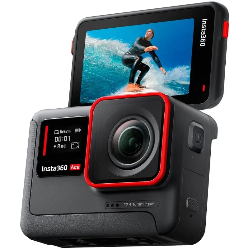 Câmera De Ação Insta360 Ace Black 6k
