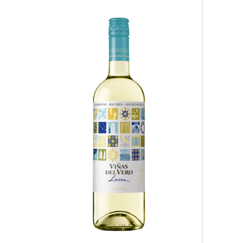 Vinho Espanhol Branco Viñas Del Vero Luces Sauvignon Blanc, Chardonnay & Macabeo 750 ml