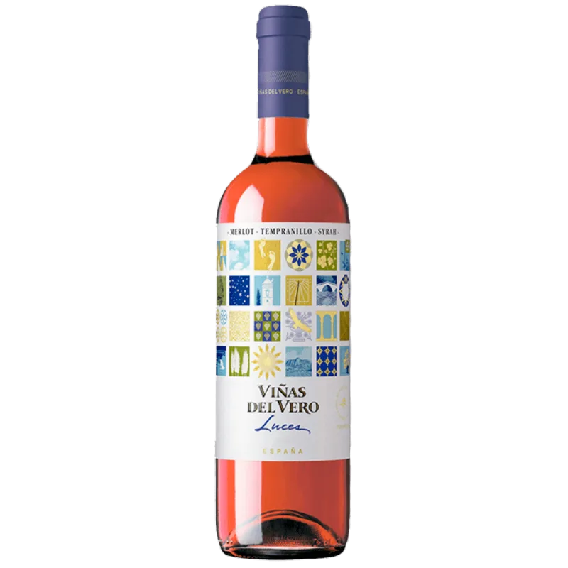 Vinho Espanhol Rosé Viñas Del Vero Luces Merlot,Tempranillo & Syrah 750 ml